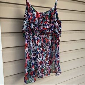 Forever 21 Plus Size Multicolored Leopard Tank Top